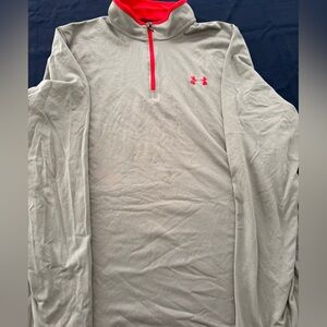 Under Armour, loose cold gear 1/4 zip lightweight pullover size XL